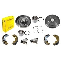 Барабан челюсти opel agila i без абс набор задняя 180mm