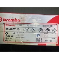 brembo 09.a867.10 диск тормозной