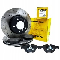 Тормозные диски колодки mikoda bmw e90 e91 e92 e93 передняя 312