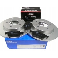 тормозные диски тормозной + колодки задняя mazda 3 bk bl 265mm