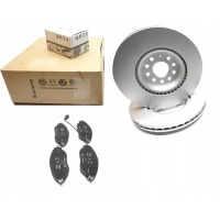 тормозные диски колодки передняя volkswagen passat b8 340mm оригинал