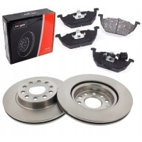 тормозные диски + колодки volkswagen гольф v 5 vi 6 гольф плюс 280mm