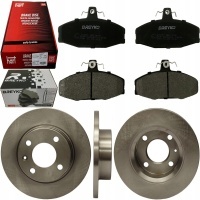 Тормозные диски + колодки передняя skoda felicia фелиция 94 - 02