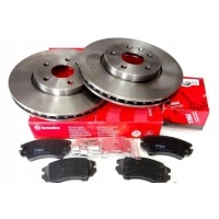 Тормозные диски тормозной колодки передняя opel insignia brembo