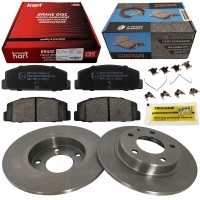 Тормозные диски + колодки задняя mazda 626 v gf гарантия premacy 261m