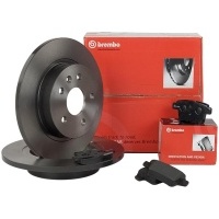Brembo тормозные диски + колодки задняя opel astra k 288mm