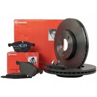 Brembo тормозные диски + колодки передняя форд c - max mk1 i 278mm