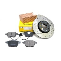 Спортивные тормозные диски 288mm + колодки передняя volkswagen passat b5