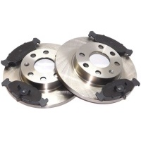 Тормозные диски x 2 колодки x 4 opel astra f / i + classic