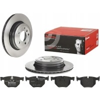 Brembo тормозные диски + колодки задняя bmw 5 e60 e61 320mm