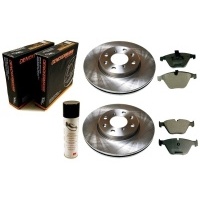 Тормозные диски колодки bmw 7 e65 e66 e67 передняя набор 348mm