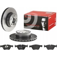 Brembo тормозные диски + колодки передняя bmw 5 e60 e61 310mm
