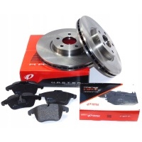 Тормозные диски + колодки передняя форд mondeo iv mk4 remsa