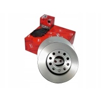 Тормозные диски i колодки передняя trw kia рио iv 1.4