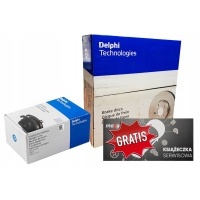 Delphi тормозные диски i колодки opel astra j мокко