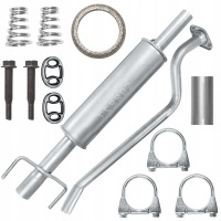 Глушитель центральная opel astra г ii 2 1.7 td dti 98 - 09