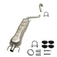 Глушитель центральная opel zafira а f75_ 1.6 1.8 2.2 16v