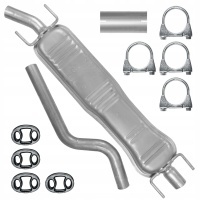 Глушитель центральная opel astra г ii 2 2.0 2.2 dti
