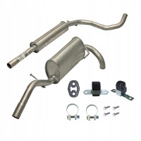 Комплект глушителей seat ароза 6h volkswagen lupo 6x1 , 6e1
