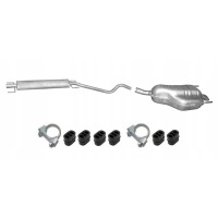 Opel astra h 1.6 1.8 глушитель центральная конечный