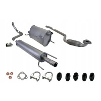 Глушители + трубки opel meriva а 1.6i 64kw 74kw 03 - 05