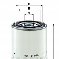 Wd 10 018 mann - filter фильтр , гидравлика sterownicz
