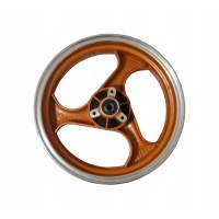 колесо 13x3 , 50 колёса передняя алюминиевая оранжевый