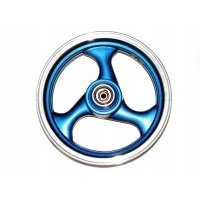 колесо 13x3 , 50 колёса передняя алюминиевая синий