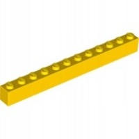 Lego 6112 желтый brick 1x12 4121533 1szt