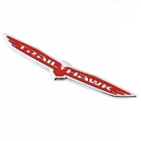 Значек эмблема логотип trail hawk металический джип red