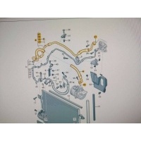 Трубка кондиционера Volkswagen Golf Plus 2 2012 1K0820743FN