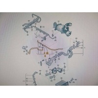 Патрубок (трубопровод, шланг) Volkswagen Golf 6 2012 1K0122447HN