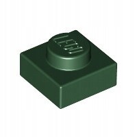 Lego плитка 1x1 3024 6055169 dark грин 1szt у