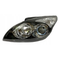 Hyundai i30 2007 - фара новый чёрный левый