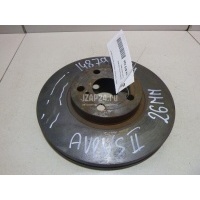 Диск тормозной передний вентилируемый Toyota Avensis II (2003 - 2008) 4351205040
