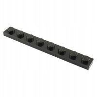 Lego плитка 1x8 чёрный 1szt 3460 346026 у