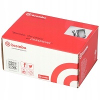 колодки тормозной xtra переднего brembo