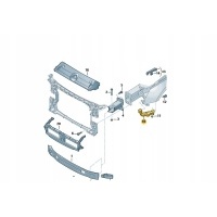 Каретка бампера правая 8w0807284 audi a4 b9 от aso
