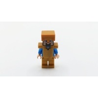 Figurka lego minecraft steve золотой голд min031