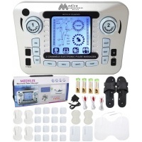 Elektrostymulator tens ems elektrody 3 виды + бат