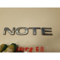 Эмблема двери багажника Nissan Note E11 2005-2013 908929U000