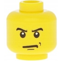 50874 lego 3626bpx302 4259916 головка - желтый 1szt