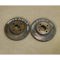 Диск тормозной передний toyota corolla 4351212550