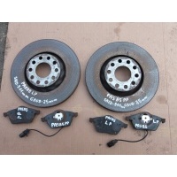 Тормозные диски колодки переднего volkswagen passat b5 fl 2 , 3 b 4x4