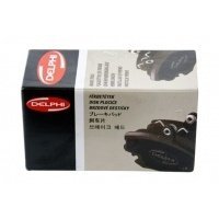 delphi колодки тормозные передние bmw 5 e39 + датчик