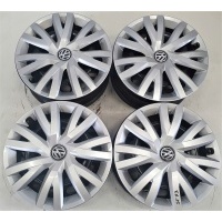 4x колёсные диски штампованные 5 / 112 / 16 volkswagen et48 stal73