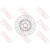 тормозные диски передние trw bmw 1 125 i
