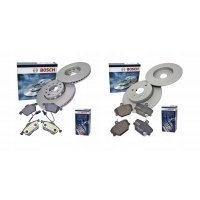 bosch диски + колодки + czujn + дет bmw e46 323 - 328 300
