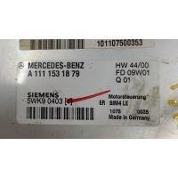 Блок управления двигателем Mercedes E W210 1995-2002 2001 A1111531879, Siemens 5WK90403