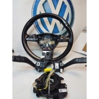 Руль клокспринг многофункциональная volkswagen 5k0953569l тур